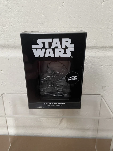Star Wars Limited Edition Battle Of Hoth Metal Collectible Ingot - New