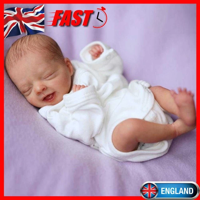 Soft Touch Unfinished Reborn Doll Kit Hand-assembled Infant Real Emotions Baby