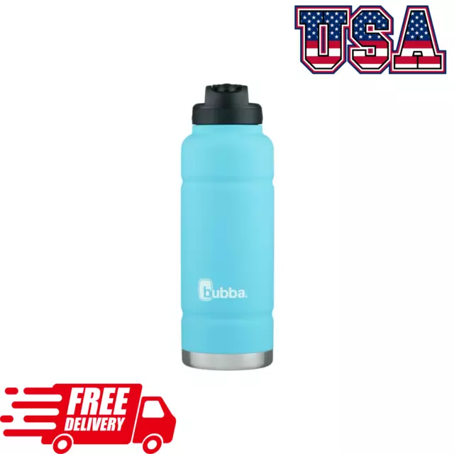 Bubba Stainless Steel Trailblazer Water Bottle With Straw Rubberized 40 OZ. NEW