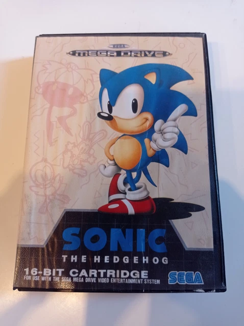 Jeu SEGA Mega Drive : SONIC 1 Complet - Version PAL EUR, Avec Notice, Bon état