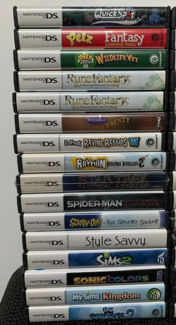 Nintendo DS Games You Pick & Choose Video Game Lot P to Z CIB 2