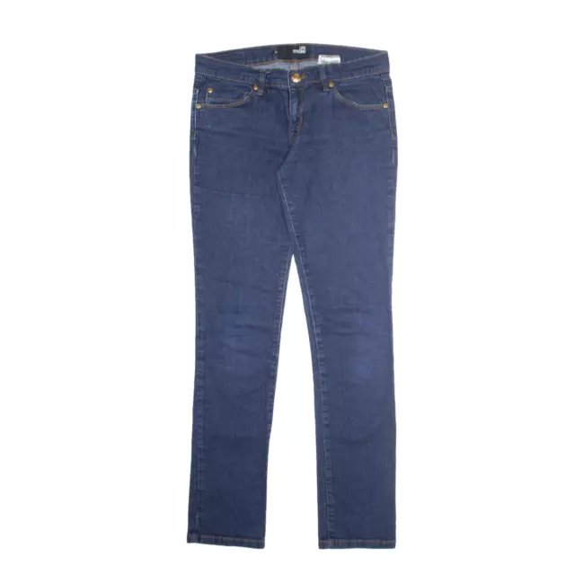 Jeans slim skinny blu Love Moschino fiocco taschino denim donna W28 L32