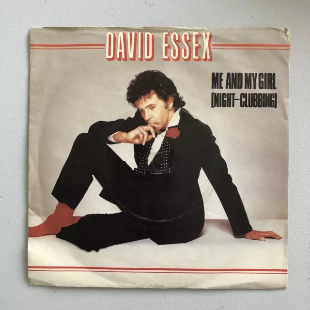 DAVID ESSEX Me And My Girl (Night-Clubbing) 7" 45rpm UK PS Solid Centre VG+/EX