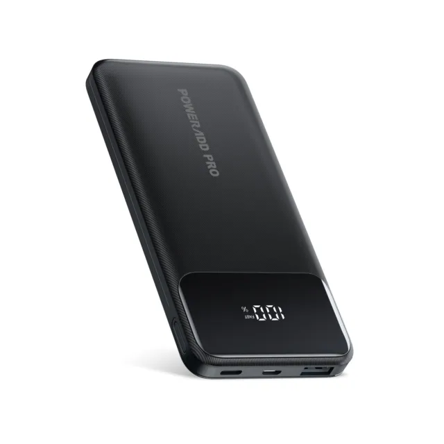 10000mAh USB USB-C Backup External Battery Power Bank Charger for Cell Phone