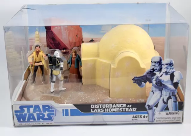 Star Wars Legacy Collection Disturbance at Lars Homestead Diorama 2008 MISB