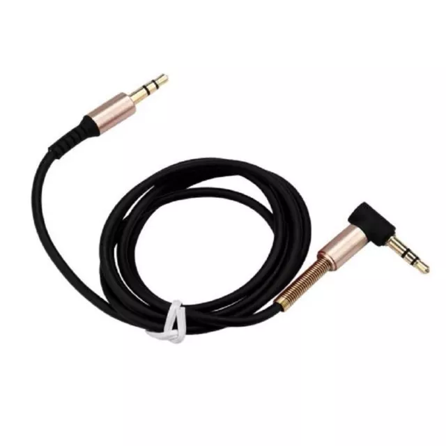 3.5mm Jack Elbow Male to Male Stereo Headphone Car Aux Audio Extension2536