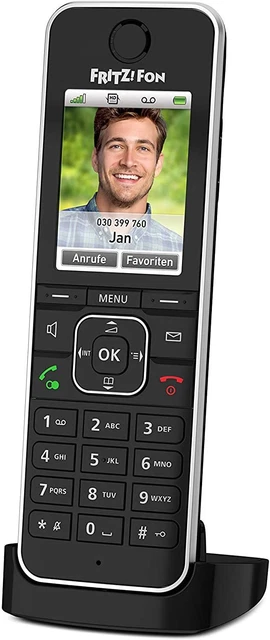 Marchand: AVM Fritz!Fon C6 Noir Dect-Komforttelefon - État : Bien 3
