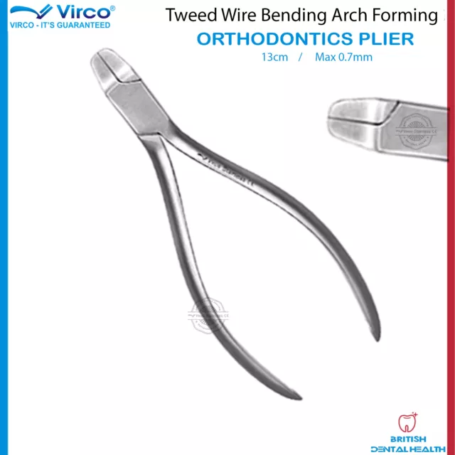 Orthodontic Utility Wire Bending Tweed Arch Forming Plier Square Dental Lab Tool