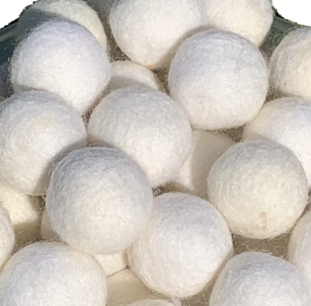 4cm White Colour Felt Balls Handmade Felt Wool Beads Pom Pom DIY Crafts Supplies