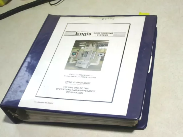 Engis Bore Finishing Operation Mechanical Manual 3