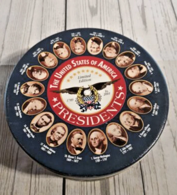 Caja y pegatinas edición limitada presidentes de EE. UU. de los Estados Unidos de América