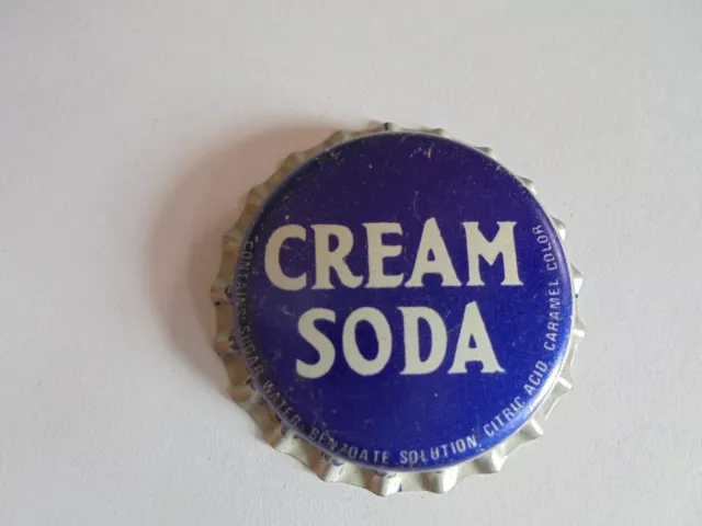 Vintage Seven Up Bottling Co Hagerstown MD Cream Soda Cork Lined Bottle Cap