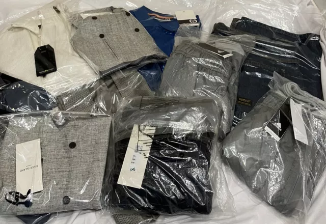 Lot 2 Wholesale Job Lot Men's Branded Clothing RRP £1000+