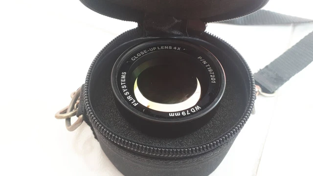 FLIR T197201 Thermal Imaging Close Up Lens, 4x Mag, WD 79mm.  w/Case