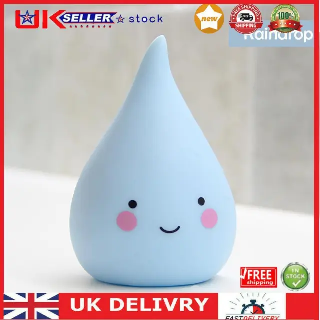 Vinyl Baby Bath Water Toy Early Education Cute Weather Toy (Raindrop) UK