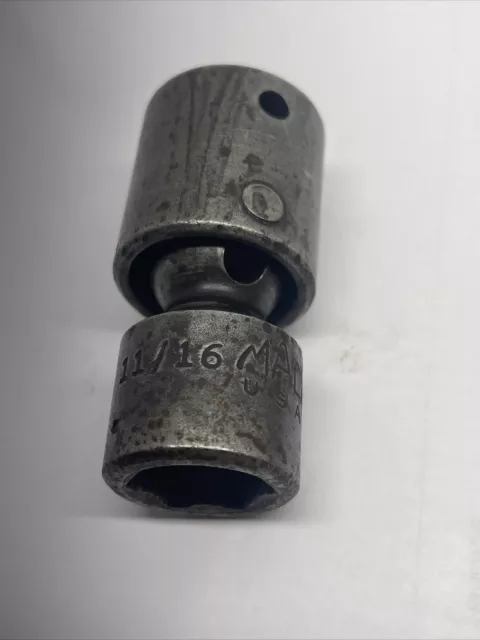 Mac Tools  11/16” SAE. VUP226 1/2" Drive Universal Impact Socket 6-PT