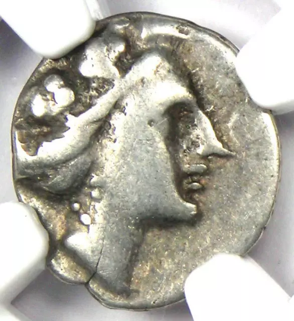 Greek Euboea Histiaea AR Tetrobol Silver Coin 200 BC. Certified NGC VF