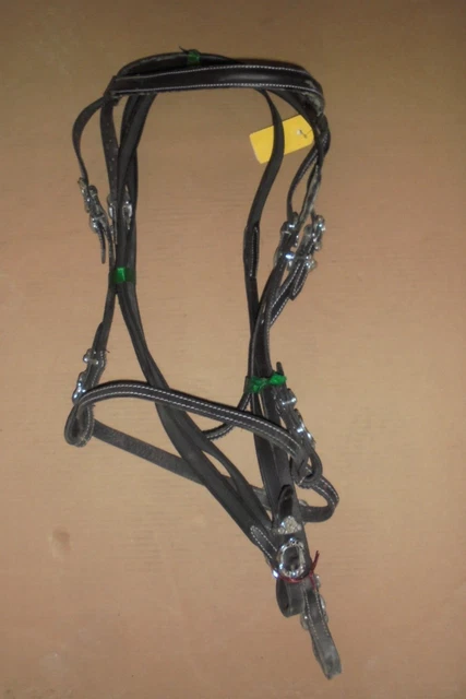 Neu barock spanisch portugues vaquera leder trense TT28