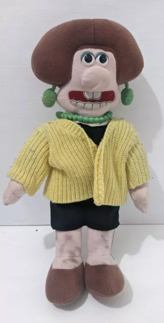 Wallace And Gromit Wendolene 1989 Plush Teddy Toy Doll Character Tough Gift #LH