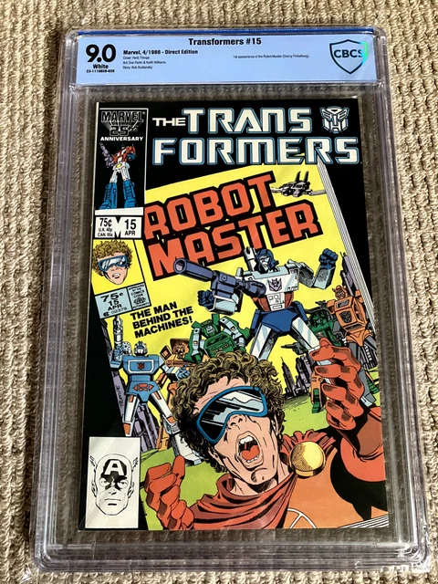 CBCS 9.0 VF/NM Marvel TRANSFORMERS #15 Like CGC