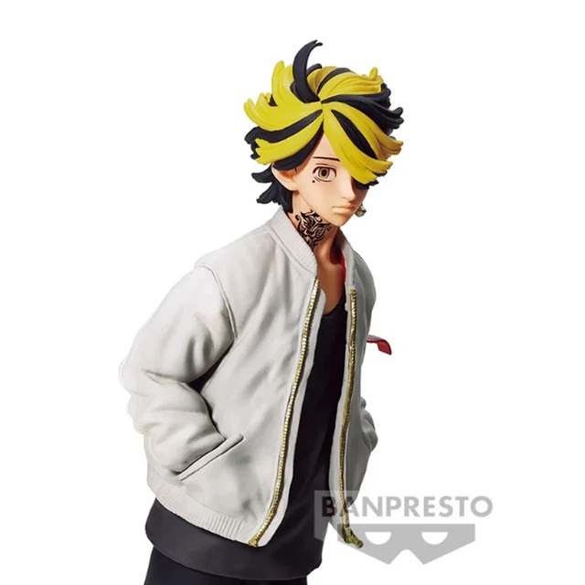 Banpresto Q Posket Figur: Tokyo Revengers Hanemiya Kazutora In Sepia, Ca. 14 Cm Hoch – Sammlerfigur