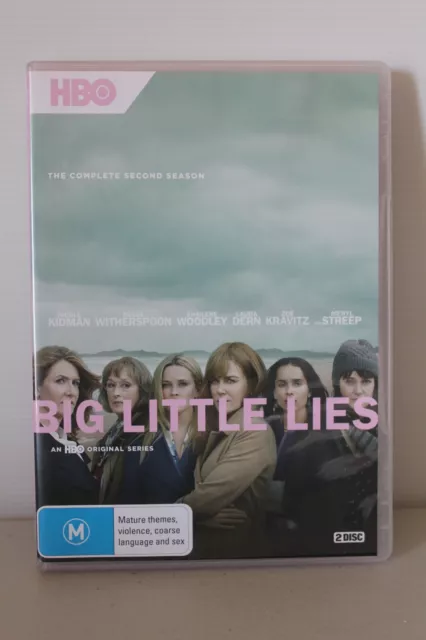 Dvd: Big Little Lies The Complete Second Season (2 Disc Set) Vgc Season 2!