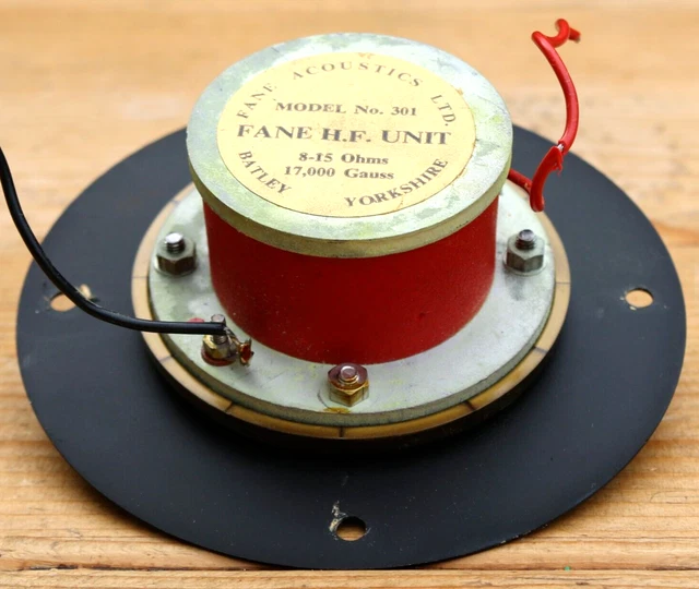 VINTAGE FANE MODEL No. 301 Tweeter - Rare Early Alnico Red Magnet ...