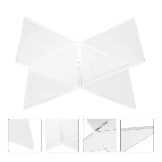 DESKTOP BOOK DISPLAY Bookshelf Easel Brackets for Shelves Reading 16.