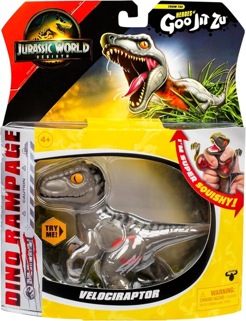 Heroes Of Goo Jit Zu Jurassic World – Pyroraptor Super Extensible (3x) – Figurine Dinosaure