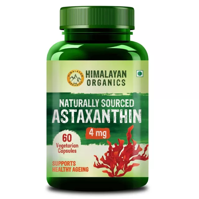 Himalayan Organics Astaxantina de origen natural 60 cápsulas EE. UU.
