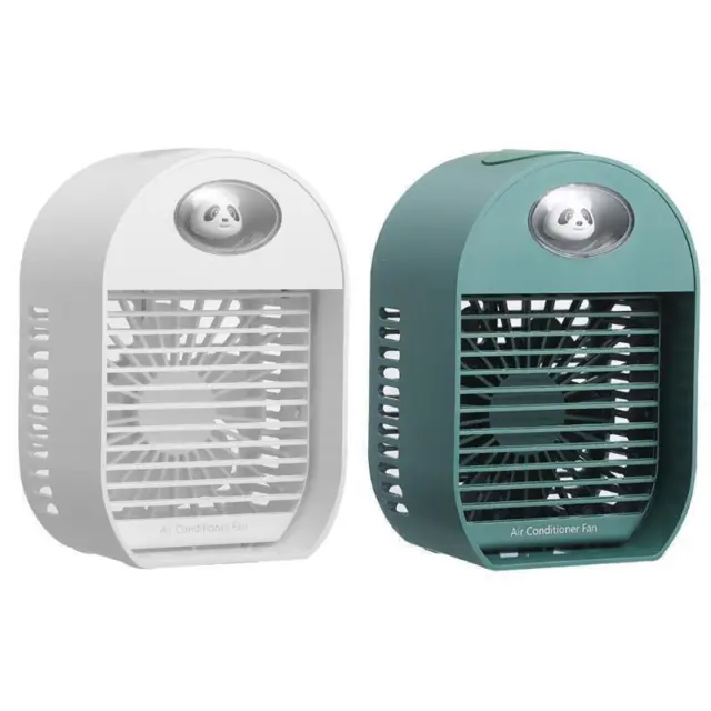 Portable Desktop Humidifying Air-Conditioning Fan Mini Air Cooler USB Charging