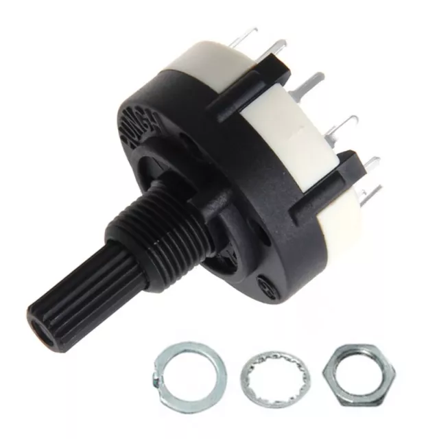 RS26 Selectable  Rotary Channel Selector Switch Single Deck Rotary Switch
