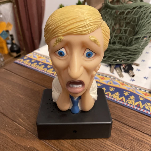 Vintage Talking Whipping Boy Novelty John Rau 1991 Desk Toy Tested & Working