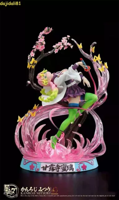 Demon Slayer Kanroji Mitsuri LED Light Statue 1/6 GK Figure Hand Painted Model