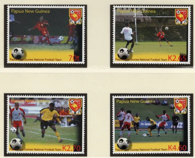 Papua New Guinea Stamps 2004 FIFA. Stamps and  minisheets, MNH