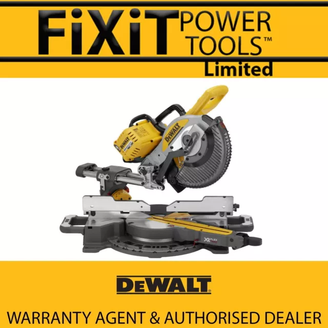 DEWALT DCS727N 54V 250mm XR Flexvolt Double Bevel Slide Mitre Saw Bare Unit RW 699.95 PicClick UK