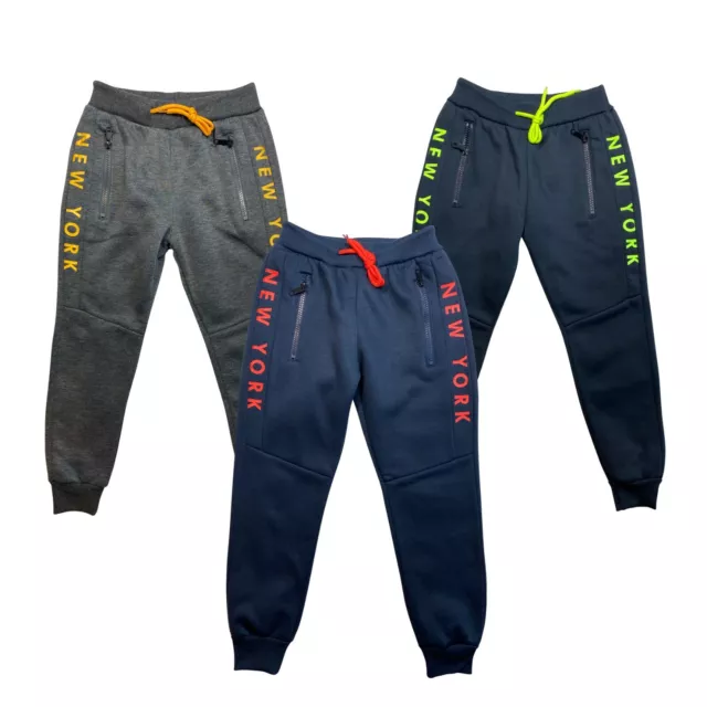 Tuta sportiva ragazzi jogger ragazzi ragazze bambini pile scuola neon