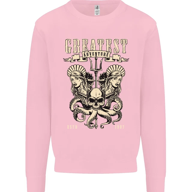 Felpa maglione Trident Skull Scuba Diving Polpo Cthulhu 12