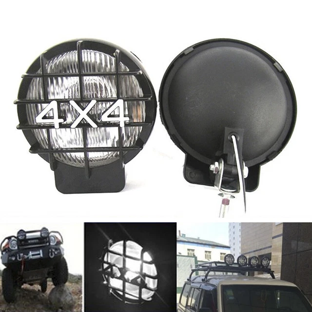 Lampada fendinebbia ATV 5,5" 4X4 round fuoristrada bianco da guida alogeno faro_R'$v