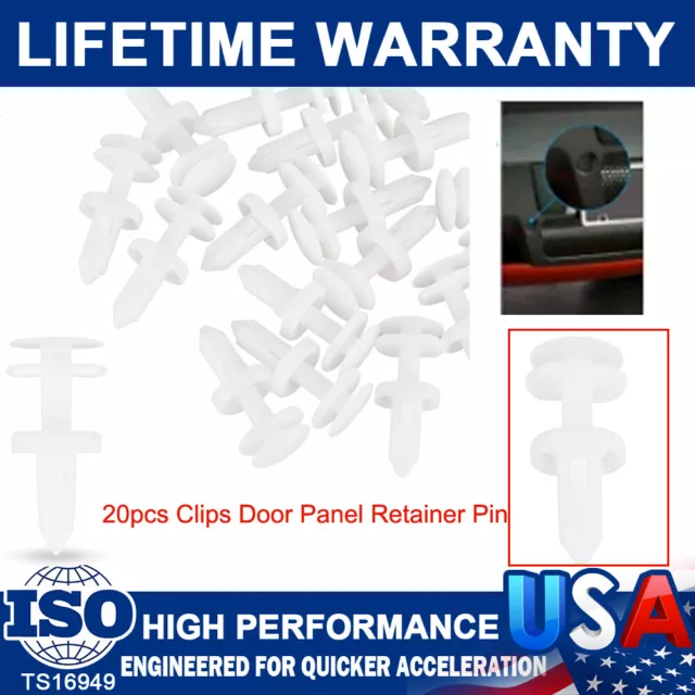 20Pack Clips Door Panel Retainer Pin Nut Holder Snap For GM C5 C6 Corvette Chevy