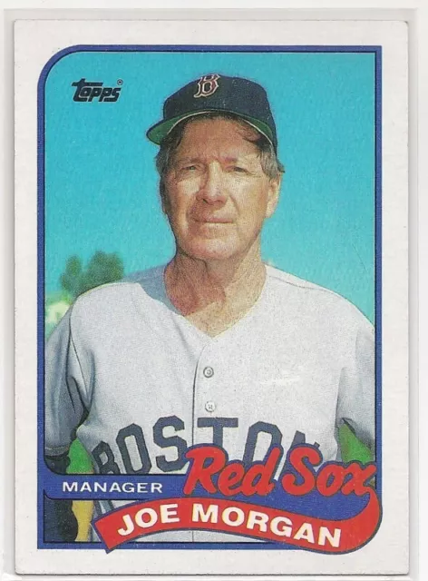 1989 Topps Joe Morgan Boston Red Sox #714