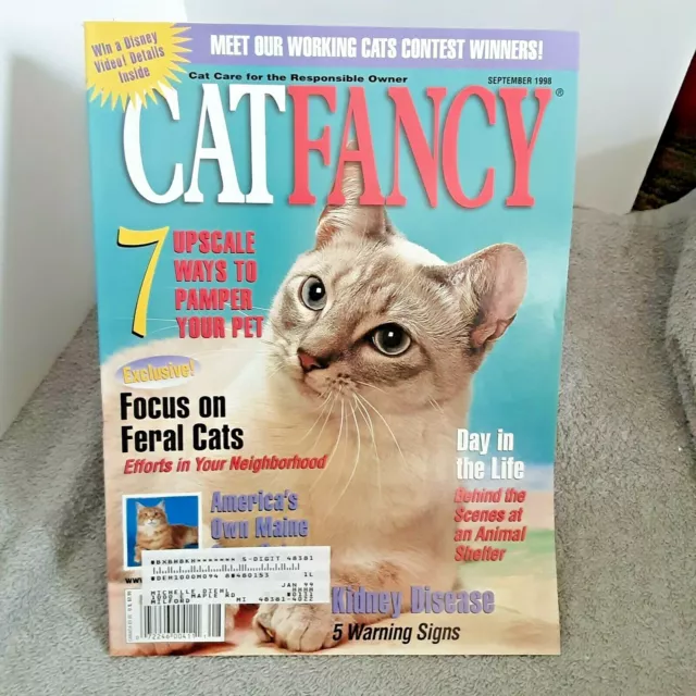 Cat Fancy Magazine September 1998