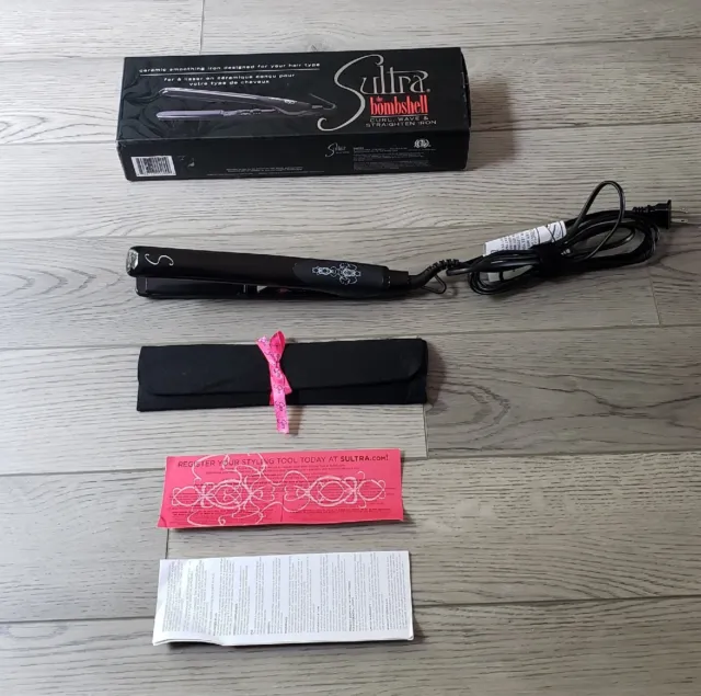 Sultra Bombshell Collection Curl, Wave & Straighten Iron **Read**