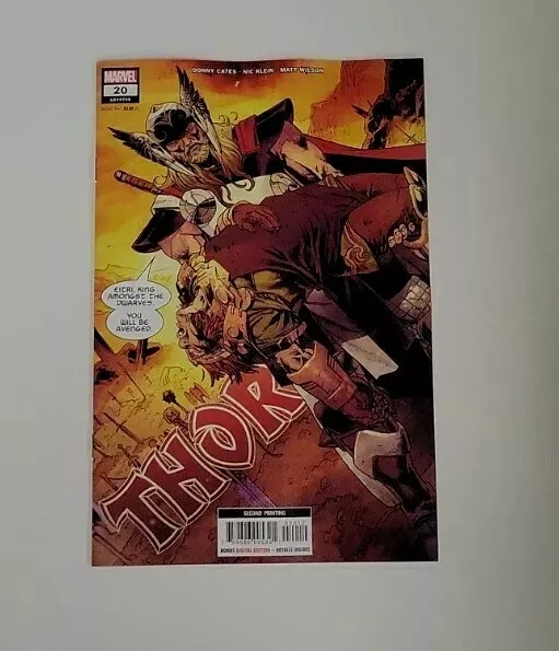 Thor #20 04/2022 NM/NM- Klein 2ND Printing Variant 1st App God of Hammers MARVEL