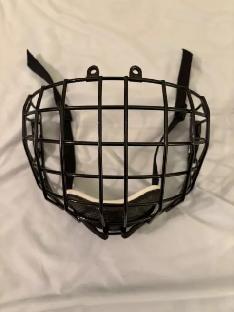 NEW Bauer FM3000S Hockey Helmet Cage True Vision Size S Black Hockey Safety