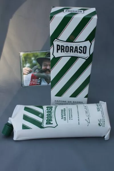 Proraso Shaving Cream green refresh Rasiercreme mit Eukalyptus 500ml