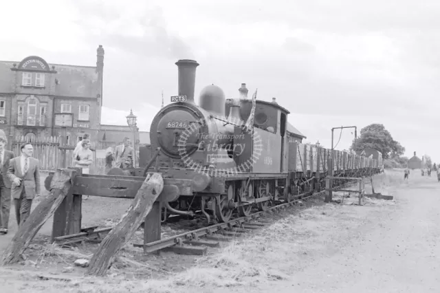 PHOTO BR British Railways Steam Locomotive Class J71 68246 at Easingwold in 1957