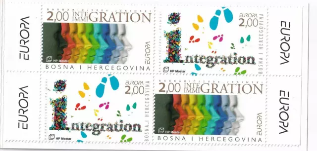 Bosnia Hercegovina - 2005 - Europa -  Integracion - Carnet  - MNH