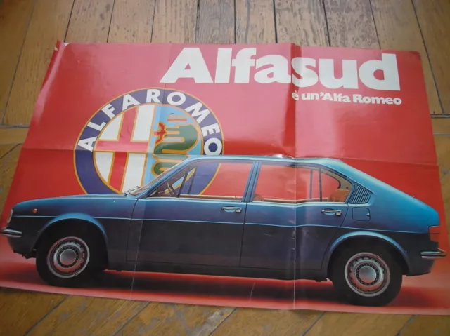 Alfasud Poster Sales Brochure Italiano Prospekt