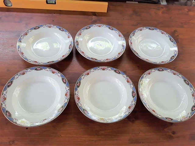 6 Assiettes creuses bavaria vintage - Arts de la table
